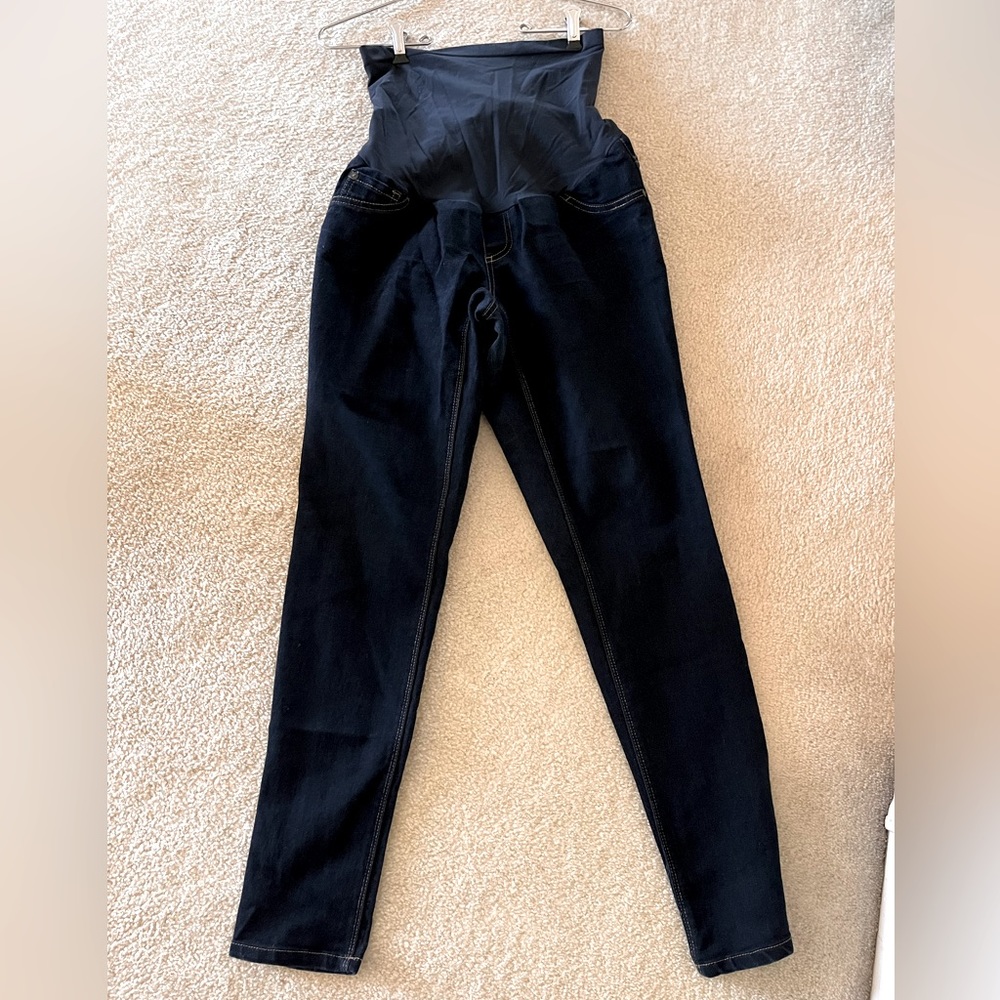 Indigo Blue Maternity jeans. Size Small (fits like size 6). Navy denim